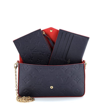Louis Vuitton Felicie Pochette Monogram Empreinte Leather