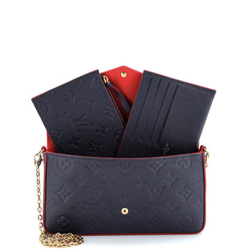 Louis Vuitton Felicie Pochette Monogram Empreinte Leather