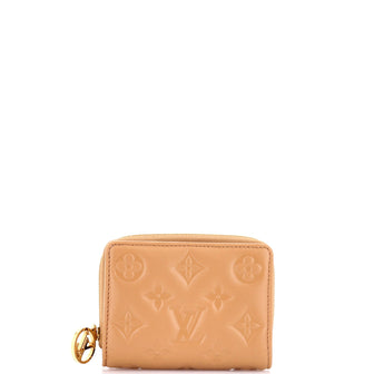 Louis Vuitton Coussin Lou Wallet Monogram Embossed Lambskin