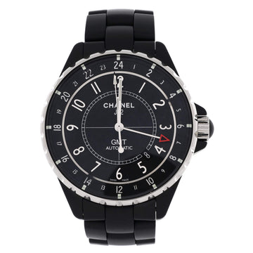 Chanel J12 GMT Automatic Watch Ceramic and Stainless Steel 41