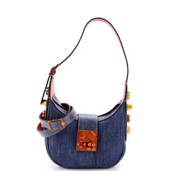 Christian Louboutin Carasky Hobo Denim Mini