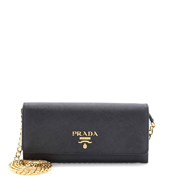 Prada Wallet on Chain Saffiano Leather