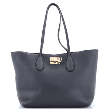 Salvatore Ferragamo Studio Tote Leather Medium