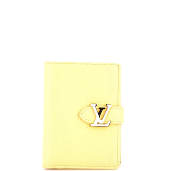Louis Vuitton LV Vertical Wallet Taurillion Leather Compact