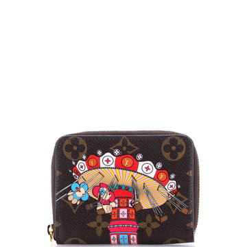 Louis Vuitton Zippy Coin Purse Limited Edition Vivienne Xmas Monogram Canvas