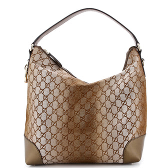 Gucci Heart Bit Hobo GG Lurex Medium