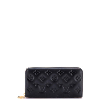 Louis Vuitton Coussin Zippy Wallet Monogram Embossed Lambskin