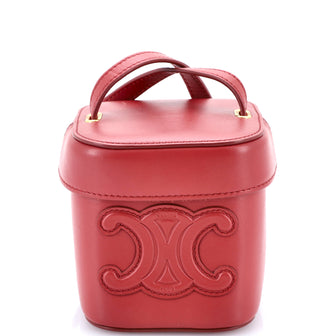 Celine Cuir Triomphe Box Bag Leather Small