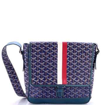 Goyard Grand Bleu Messenger Bag Printed Coated Canvas MM