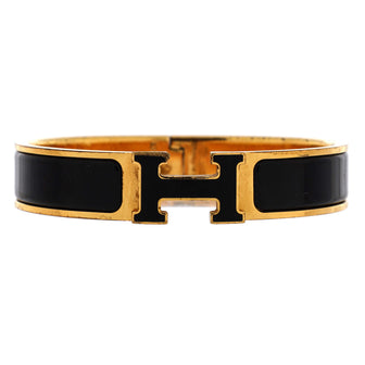 Hermes Clic H Bracelet Enamel Narrow