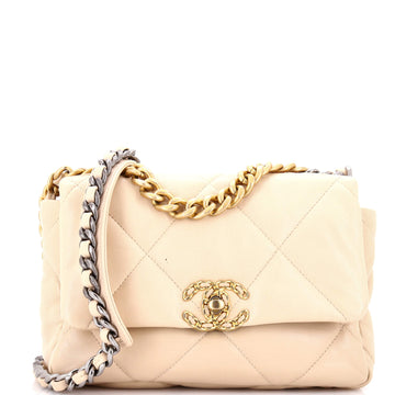 Chanel 19 Flap Bag Quilted Leather Medium