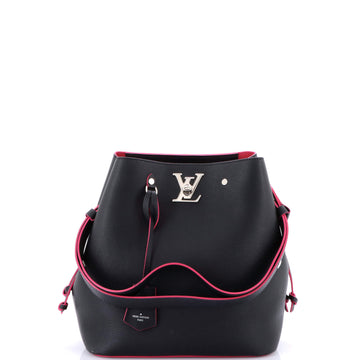 Louis Vuitton Lockme Bucket Bag Leather