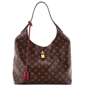Louis Vuitton Flower Hobo Monogram Canvas with Leather