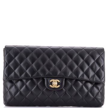 Chanel Classic Flap Clutch Quilted Lambskin