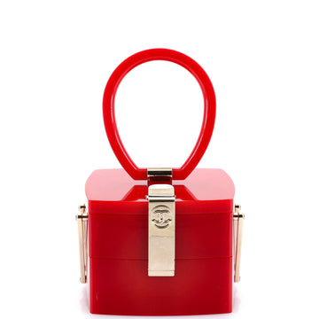 Chanel Evening in L'Atelier Top Handle Minaudiere Plexiglass