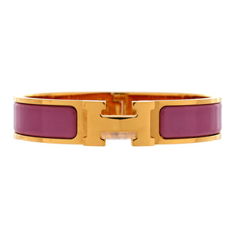 Hermes Clic H Bracelet Enamel Narrow