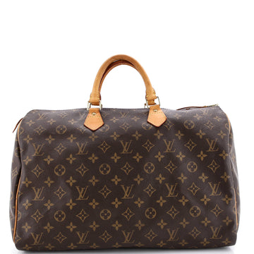 Louis Vuitton Speedy Handbag Monogram Canvas 40