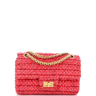 Chanel Reissue 2.55 Flap Bag Quilted Tweed Mini