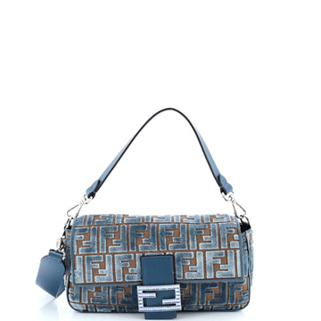 Fendi Baguette NM Bag Zucca Velvet Jacquard Medium