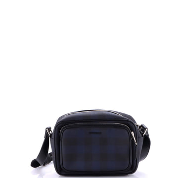 Burberry Paddy Crossbody Bag Check E-Canvas Small