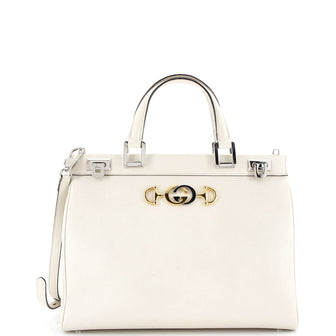Gucci Zumi Top Handle Bag Leather Medium