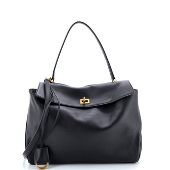 Balenciaga Rodeo Shoulder Bag Leather Medium