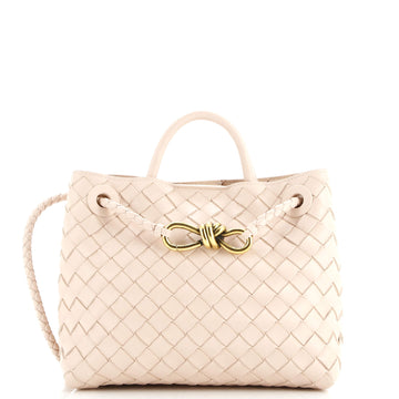 Bottega Veneta Andiamo Top Handle Bag Intrecciato Nappa Small