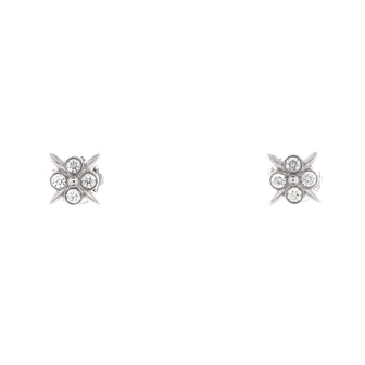 Tiffany & Co. Lace Stud Earrings Platinum and Diamonds