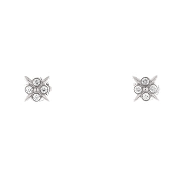 Tiffany & Co. Lace Stud Earrings Platinum and Diamonds