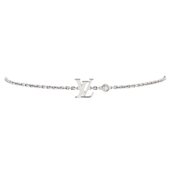 Louis Vuitton Idylle Blossom LV Bracelet 18K White Gold with Diamond