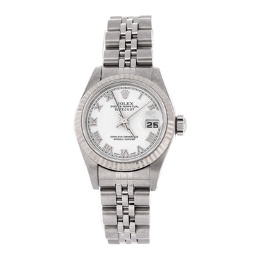Rolex Oyster Perpetual Datejust Automatic Watch Stainless Steel and White Gold 26