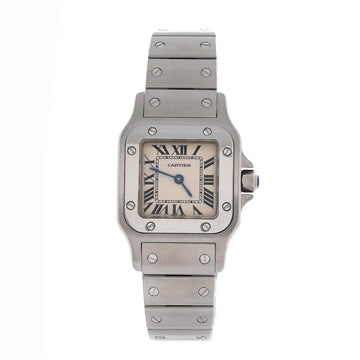 Cartier Santos de Cartier Galbee Quartz Watch Stainless Steel 24