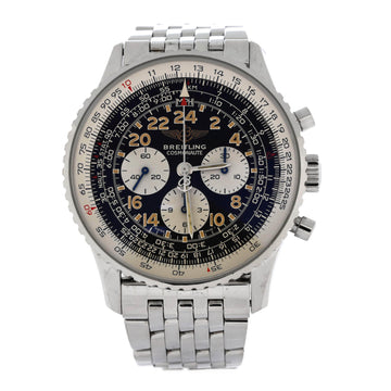 Breitling Navitimer Cosmonaute Limited Edition Scott Carpenter Chronograph Manual Watch Stainless Steel 41