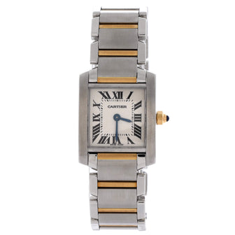 Cartier Tank Francaise Quartz Watch Stainless Steel and Yellow Gold 20