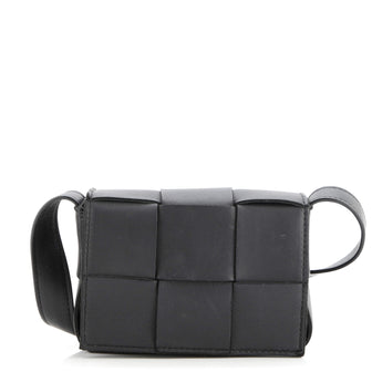 Bottega Veneta Cassette Crossbody Bag Maxi Intrecciato Leather Candy