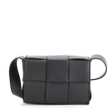 Bottega Veneta Cassette Crossbody Bag Maxi Intrecciato Leather Candy