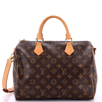Louis Vuitton Speedy Bandouliere Bag Monogram Canvas 30