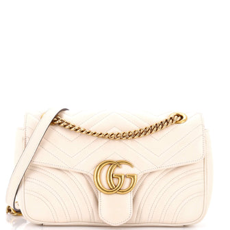 Gucci GG Marmont Flap Bag Matelasse Leather Medium
