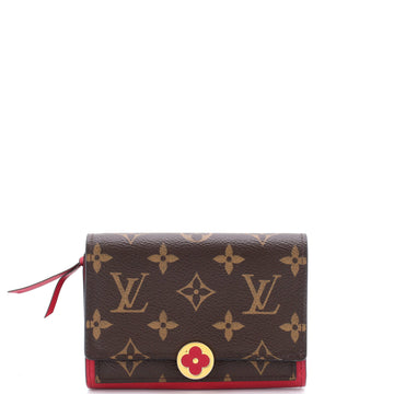 Louis Vuitton Flore Wallet Monogram Canvas Compact