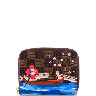 Louis Vuitton Zippy Coin Purse Limited Edition Vivienne Xmas Damier