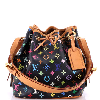 Louis Vuitton Petit Noe Handbag Monogram Multicolor