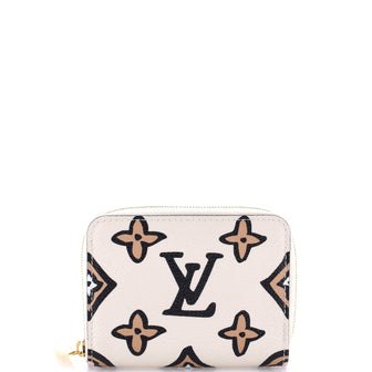 Louis Vuitton Zippy Coin Purse Wild at Heart Monogram Giant