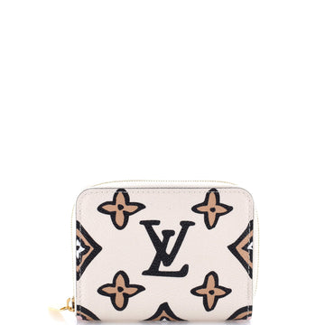 Louis Vuitton Zippy Coin Purse Wild at Heart Monogram Giant