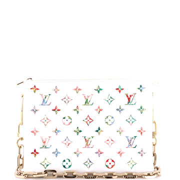 Coussin Bag Monogram Flower Embossed Lambskin PM