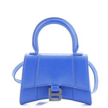 Balenciaga Hourglass Chain Top Handle Bag Leather Mini