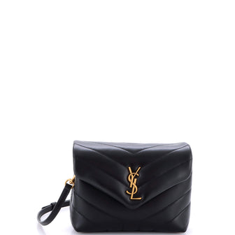 Saint Laurent Loulou Shoulder Bag Matelasse Chevron Leather Toy