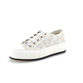 Christian Dior Women's Walk'N'Dior Sneakers Embroidered Canvas