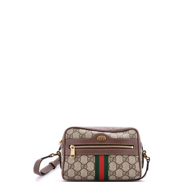 Gucci Ophidia Shoulder Bag GG Coated Canvas Mini