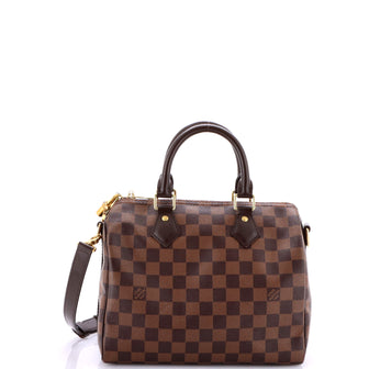 Louis Vuitton Speedy Bandouliere Bag Damier 25
