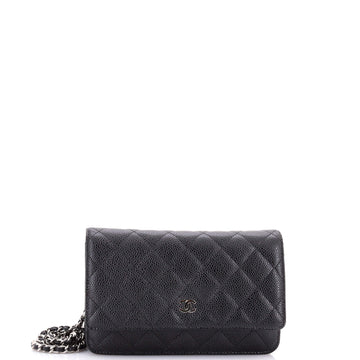 Chanel Wallet on Chain Quilted Caviar